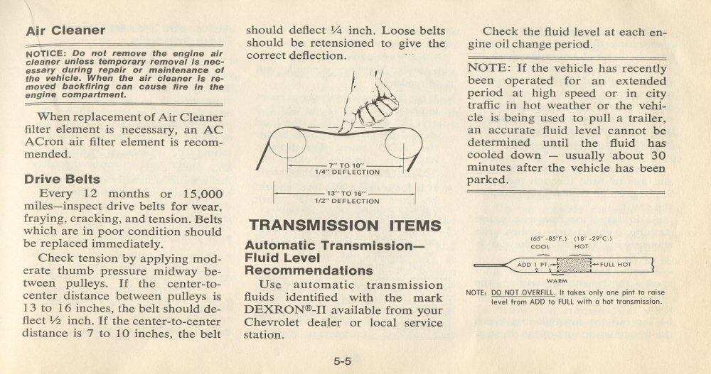 1977 Chev Chevelle Owners Manual Page 3
